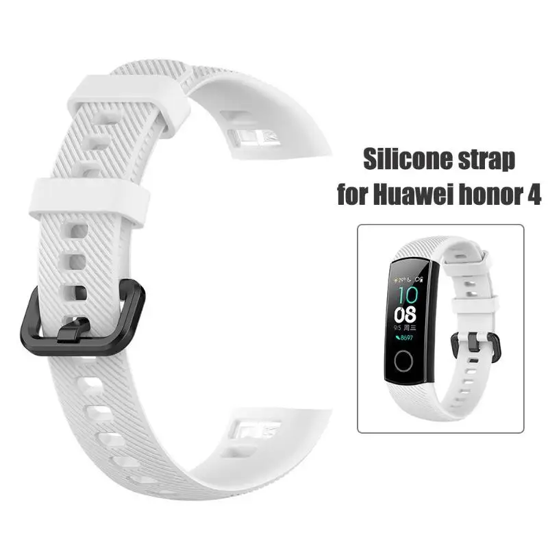 Silicone Adjustable Wristband Bracelet Watch Strap for Huawei Honor Band 4 Smart Intelligent Accessories | Электроника