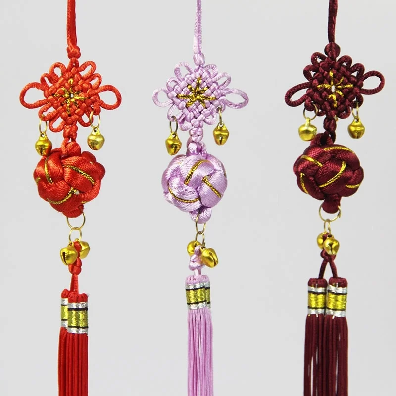 

2 шт. маленький китайский узел, праздничная бахрома, свадебные принадлежности на весну, фестивальные шарики Подвеска в виде китайского узел, кисточка, бахрома на новый год