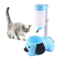 cute pet automatic feeder dog cat drinking bowl for dog water drinking cat feeding large capacity dispenser pet cat dog