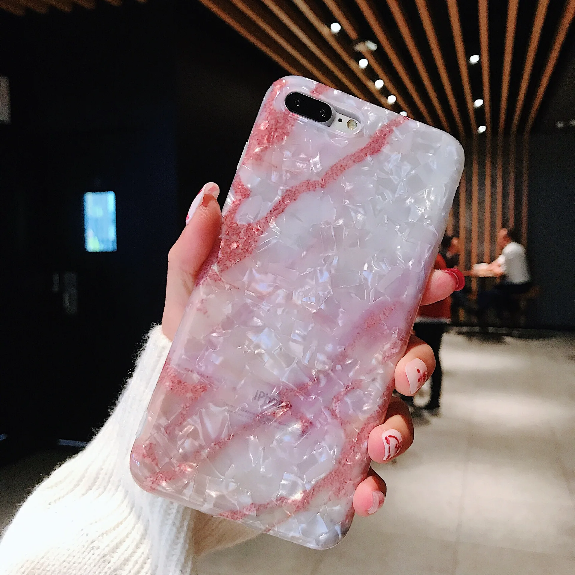 Роскошный Ретро мраморный трещина корейский чехол для телефона iPhone 7 Puls 6 6S 8Puls X XS