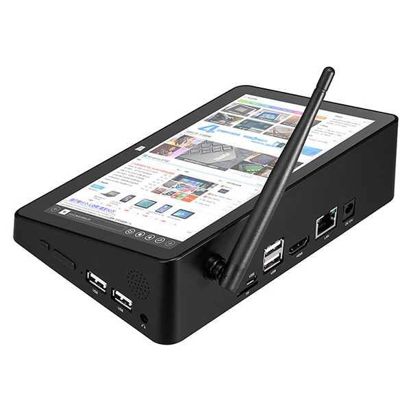 Pipo X8 Pro Mini PC 1280*800 Windows 10 ТВ коробка 7 дюймов ЖК дисплей двойной ОС мини компьютер Z8350