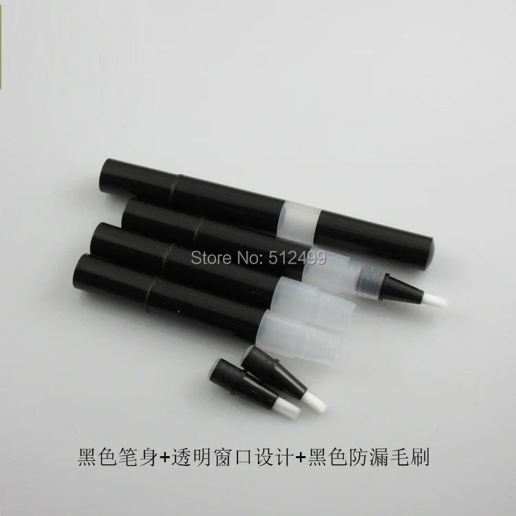 10/30/50/100pcs 2.5ml Empty black foundation liquid revolving nail oil pen essential cosmetic filling lip gloss | Красота и здоровье