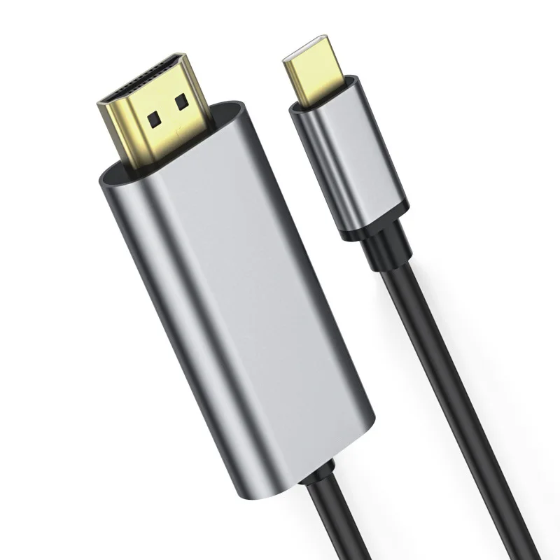 Usb C Type 3 1 к Hdmi 4K 2K Hdtv кабель для Mac портативный плоский Шнур|Адаптеры Type-C| |
