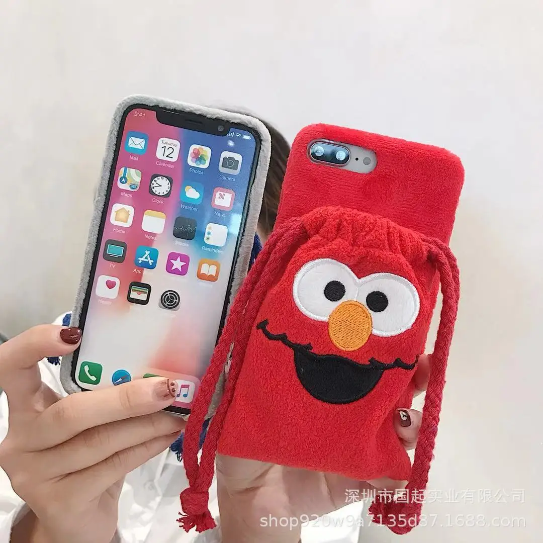 Для huawei p20pro плюшевые Улица Сезам чехол для телефона 10 карманов коврики 9 троса