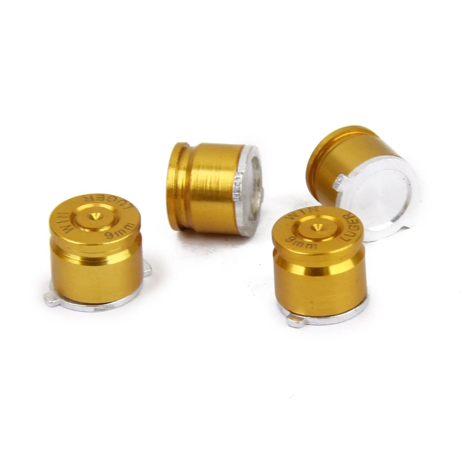 4pcs Replacement Aluminum Ball Buttons for PS3 / PS4 Controller - gold | Электроника