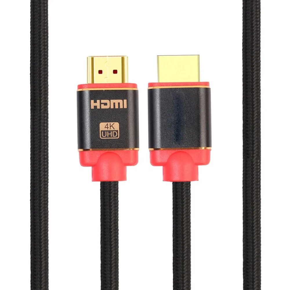 Многоцелевой Плетеный UHD HDMI кабель 2 0 к 4 К адаптер для проектора ТВ компьютер с