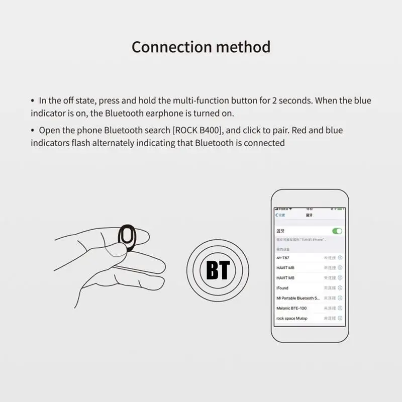 Bluetooth4.2 наушники с микрофоном разведки противошумные Портативный плеер Dual USB Car