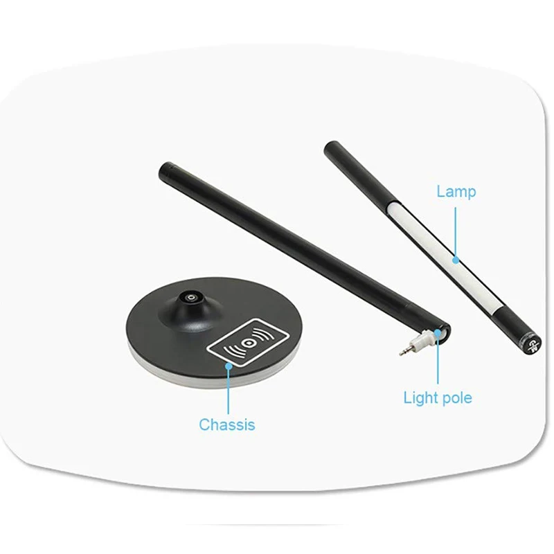 Светодиодная настольная лампа поворотный рычаг 360 градусов вращающаяся