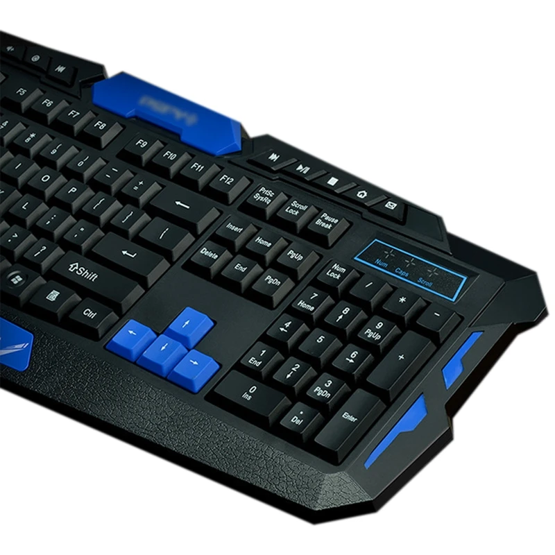 Hk8100 2 4G Беспроводная игровая клавиатура мышь комбо Эргономика Водонепроницаемая