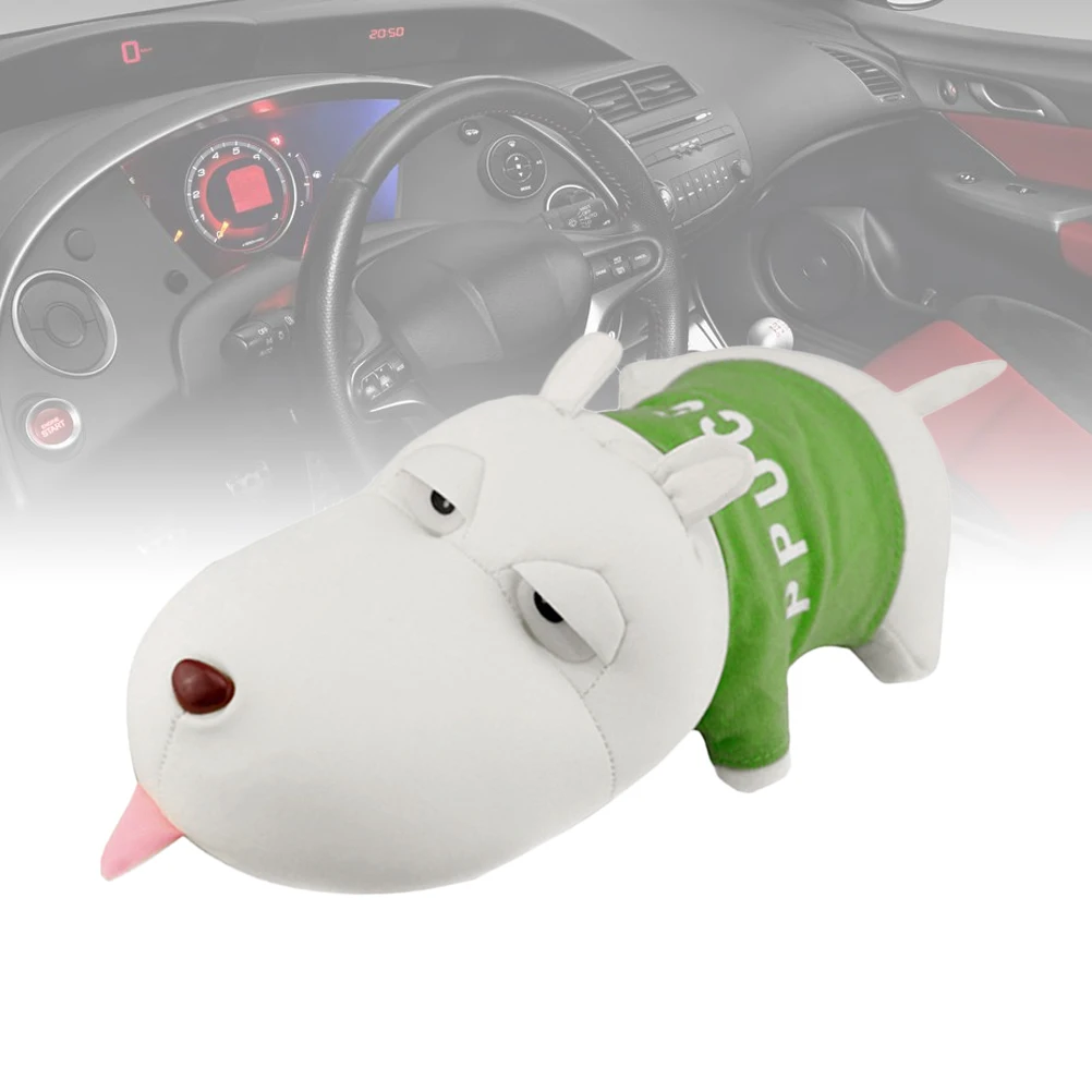 1pc 31cm Long Mouth Bamboo Charcoal Dog Pattern Car Indoor Decoration Puppy Dogs for Vehicle Ornament(Green) | Автомобили и