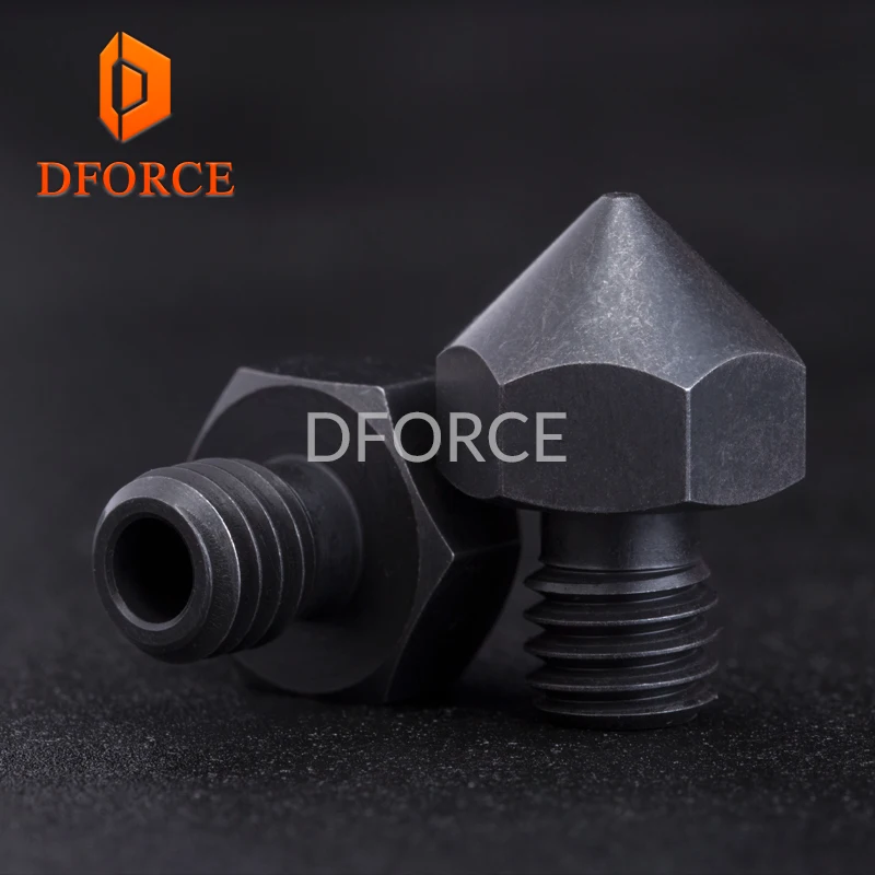 DFORCE высокотемпературная закаленная сталь ультимейкер сопла 2 85 мм/3 0 для PEI PEEK или