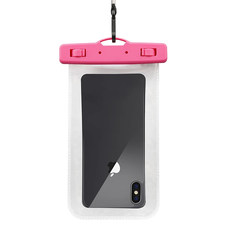 2019 new swimming bag mobile phone waterproof for iphone 6plus 7 8 Huawei all models 6.1 inch universal with lanyard | Спорт и