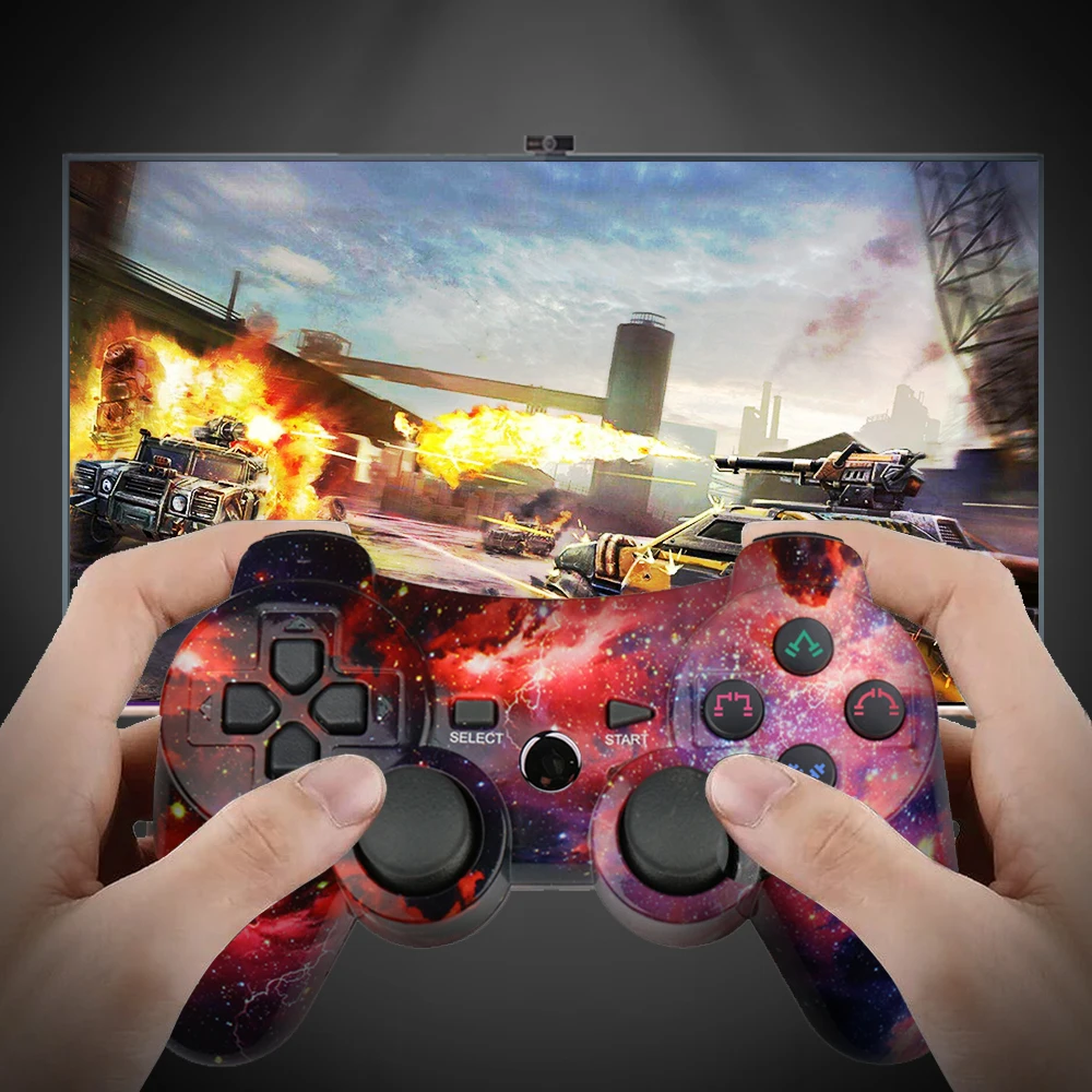 K ISHAKO Favourite для совместимого геймпада Ps3 Bluetooth Джойстик вибратор SIXAXIS контроллер