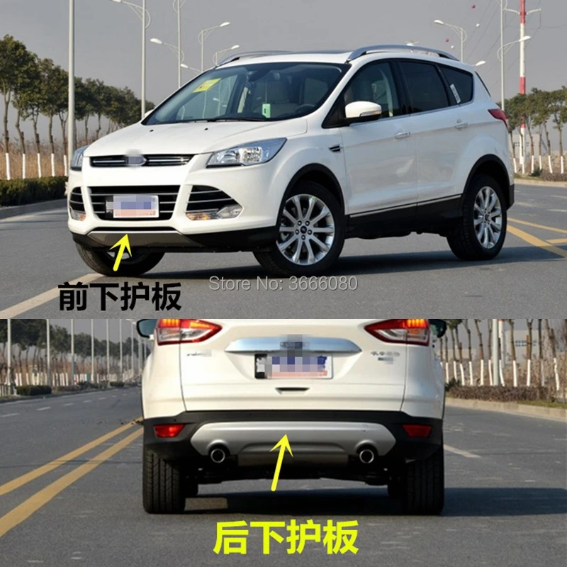 SHCHCG для Ford Escape Kuga 2013 2014 2015 нержавеющая сталь передний задний бампер Защита губ