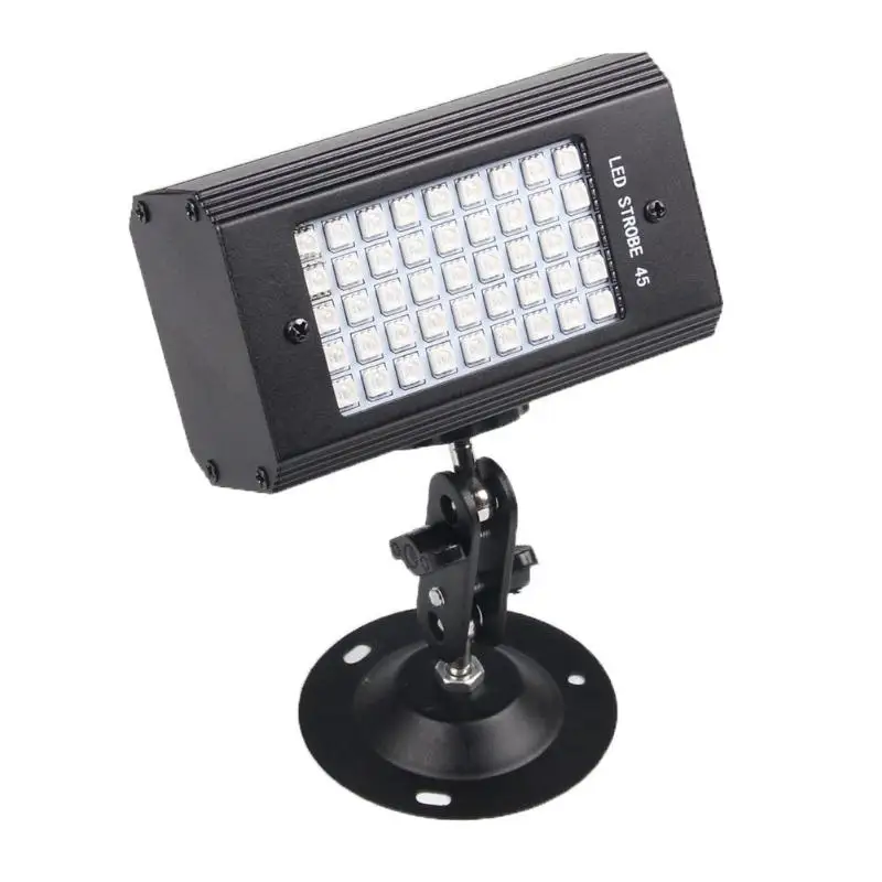 Мини 45LED стробоскоп сценический свет USB звук активированный диско КТВ Вечеринка