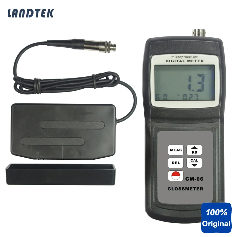 Landtek GM-06 глянцевый измерительный Vancometer 60 градусов Single Angel Gloss Meter 0 1-200 GU |