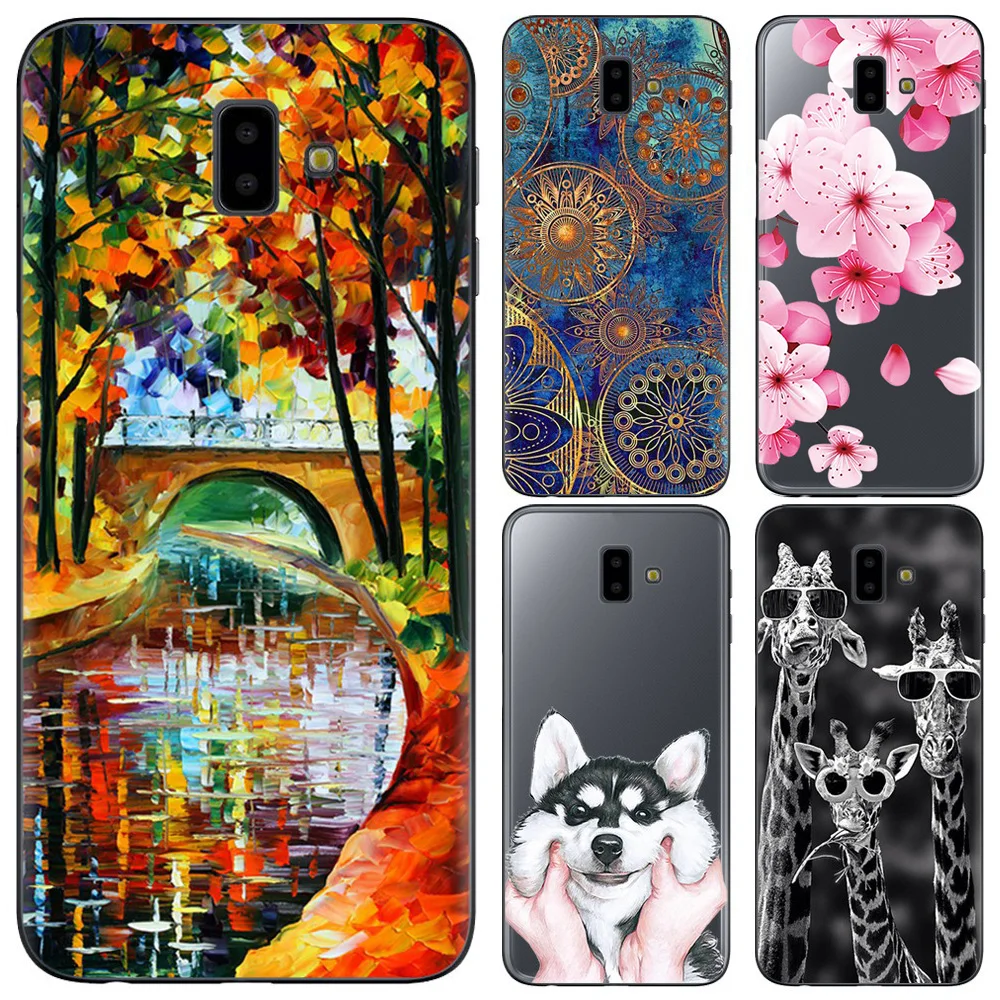 Мягкий чехол JONSNOW для Samsung A7 2018 A750F J4 Plus J415/J6 J610 прозрачный силиконовый телефона Fundas
