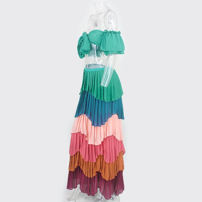 Clubdolls Long Evening Dress 2019 Off The Shoulder Chiffon Gown Vestido De Festa Robe Soiree Formal Party | Свадьбы и торжества