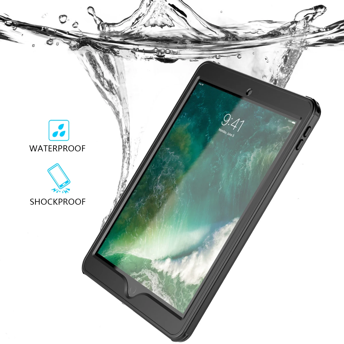 IP68 ударопрочный корпус для iPad Air (2019) 10 5 дюймов Водонепроницаемый устойчивость к
