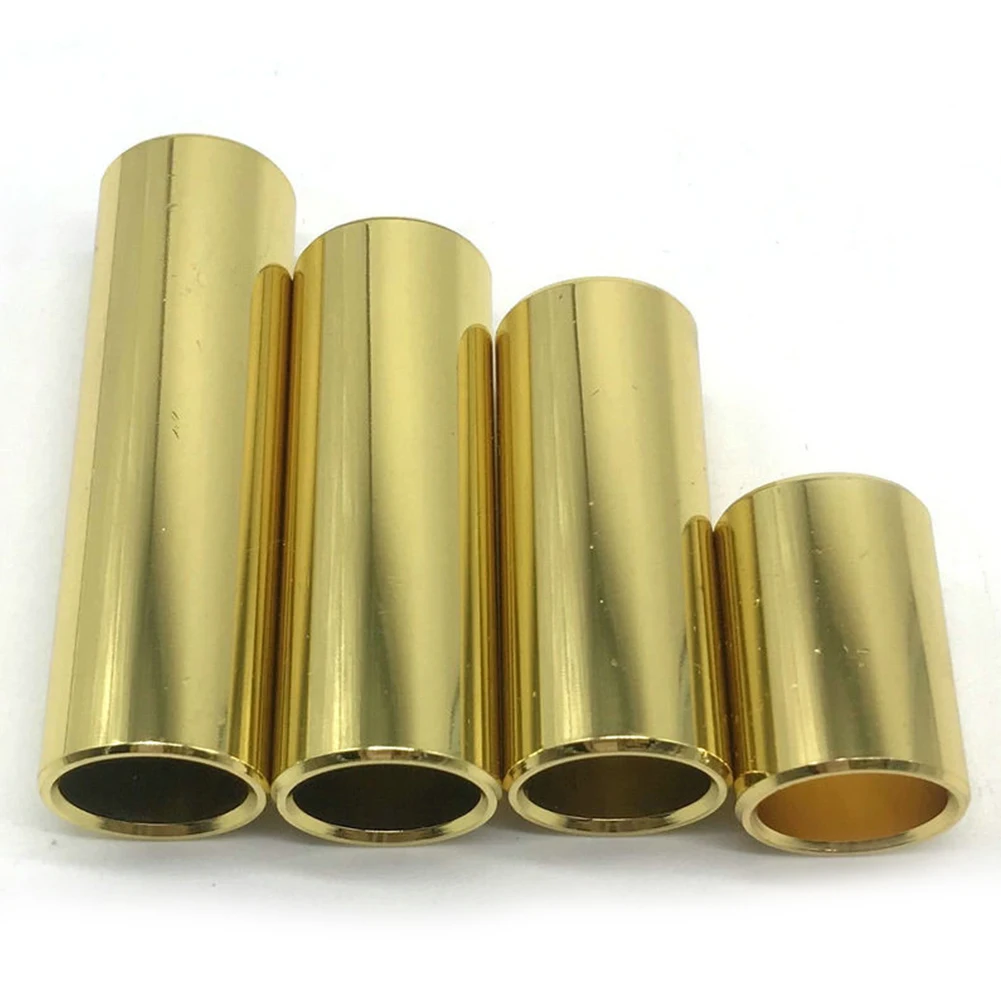SEWS-Electric Guitar Slide Bar 4pcs One Set Golden copper Bass Lap Stick For Electric | Спорт и развлечения