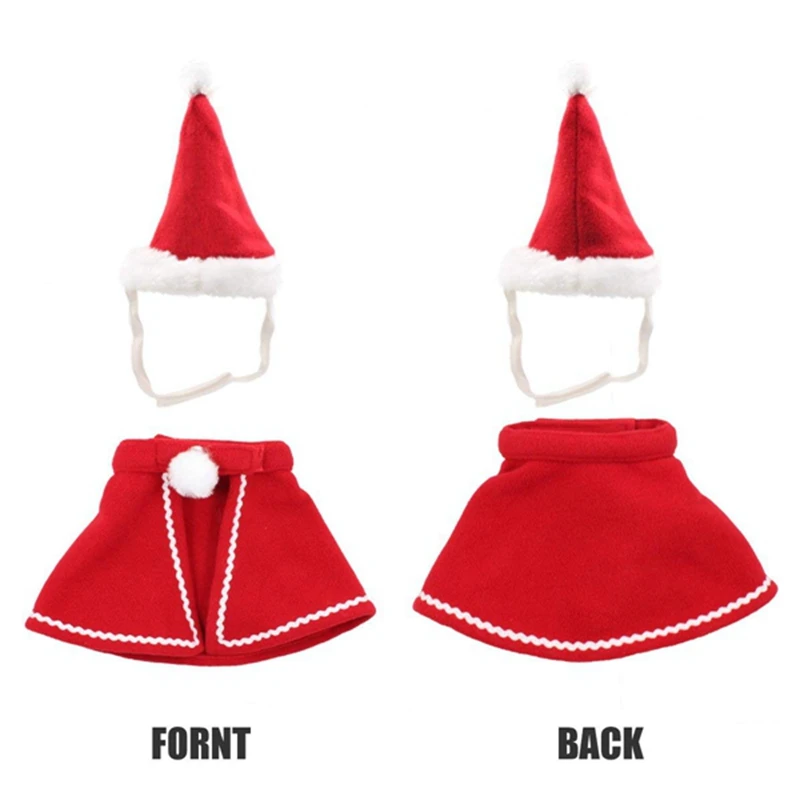 New-Cat Santa Hat Christmas Halloween Costumes | Дом и сад