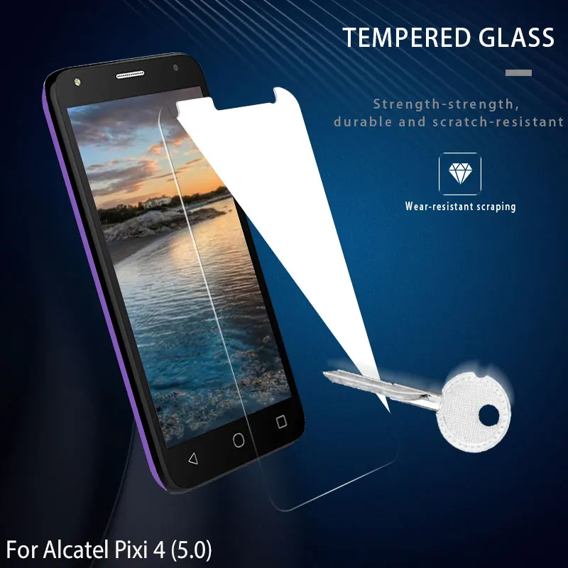 Для Alcatel Pixi 3 4 5 0 стеклянная Защитная пленка для экрана ультратонкий прозрачная