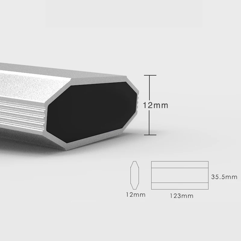 Nvme Pcie M.2 Ssd к Usb 3 1 Type C 10 Гбит/с внешний алюминиевый корпус охлаждения 2242 2280 Pci E M2 M Key