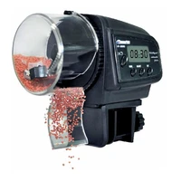 65ml automatic fish feeder for aquarium fish tank auto feeders with timer pet feeding dispenser lcd indicates fish feeder