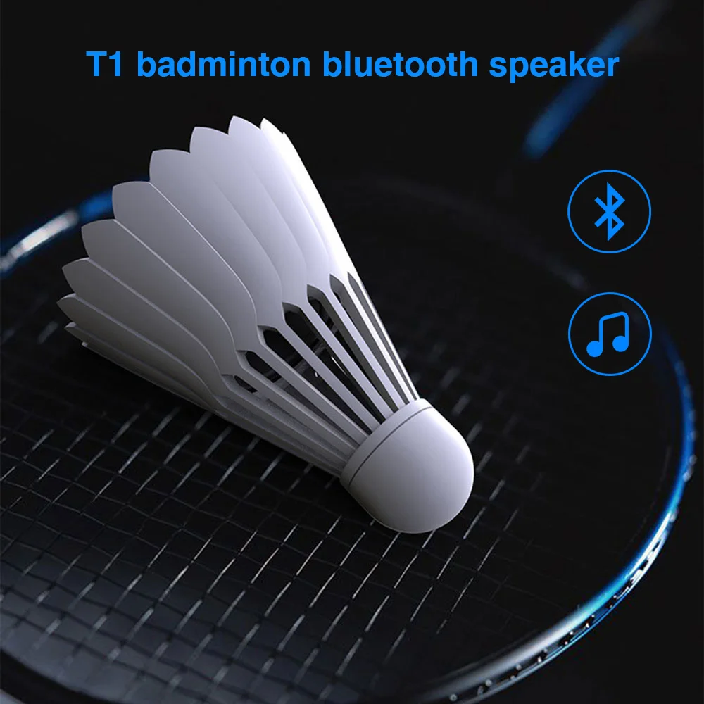 Портативный Bluetooth динамик KISSCASE с рисунком бадминтона громкий Универсальный