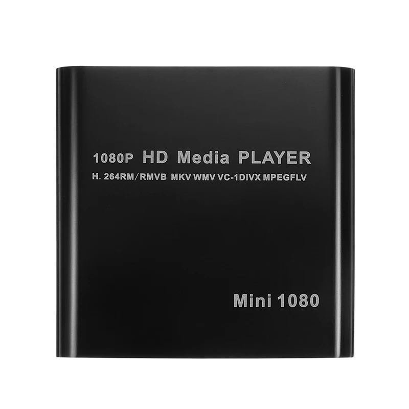 LEORY 1080P мини HDD медиаплеер HDMI AV USB хост Full HD с SD MMC кардридер Поддержка H.264 MKV AVI 1920*1080P