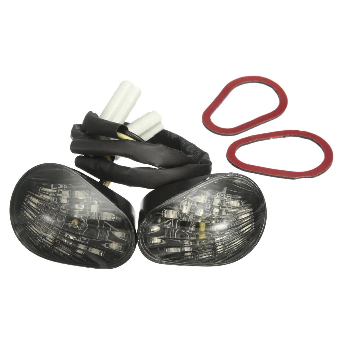 CARCHET 2 Pieces/Set Turn signal Motorcycle Lighting Accessories For Yamaha YZF R1 R6 R6S 14 LED Signal Lights |