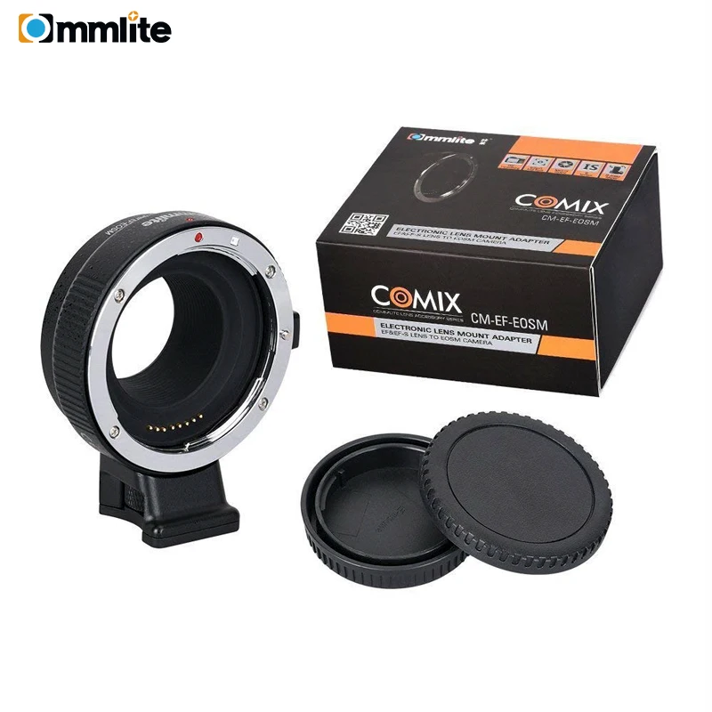 Электронный адаптер для объектива Commlite CM- EF-EOSM автофокус камер Canon EF объектив EOS M M2