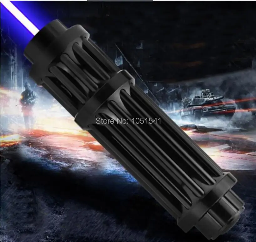 

High power Military 450nm 500w 500000m Blue laser pointers Flashlight Burning Beam match/dry wood/black/Burn cigarettes Hunting