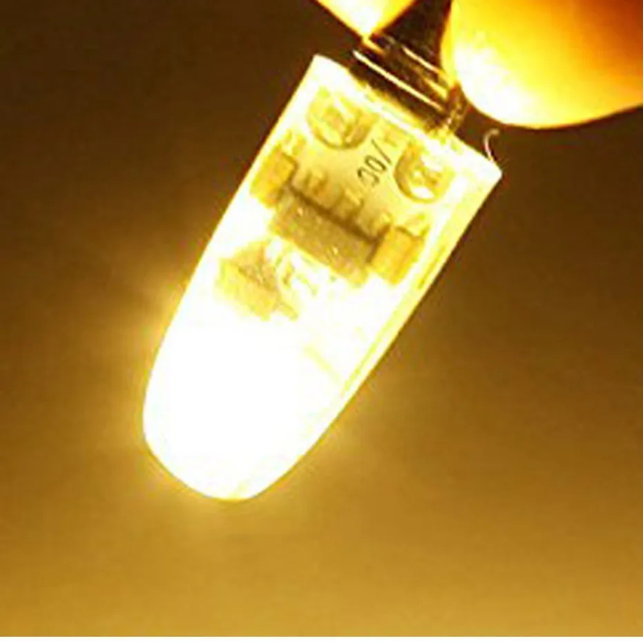 Светодиодная мини-лампа G4 SMD2835 12 В постоянного тока угол свечения 360 Освещение