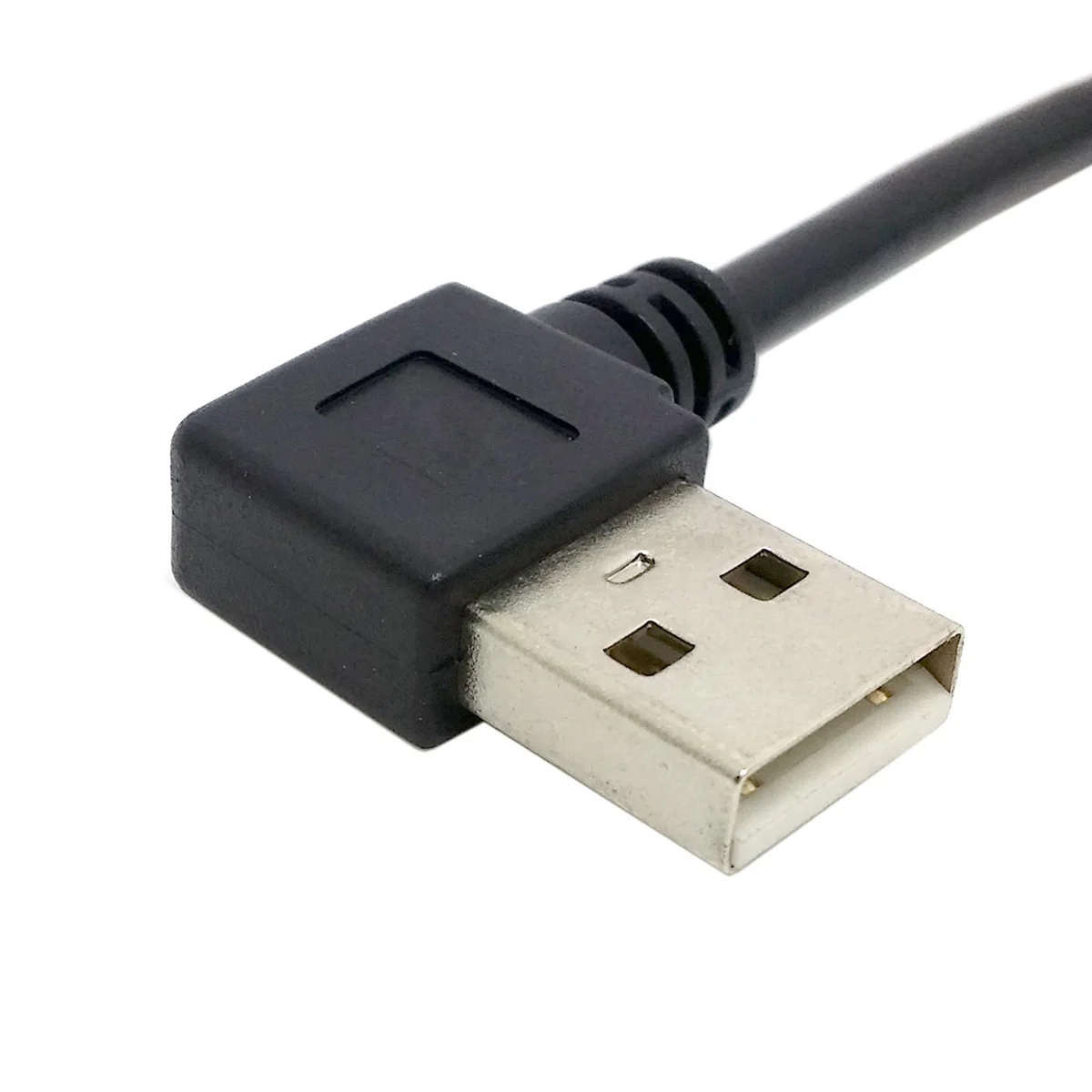 CYDZ 15 см короткий 90 градусов USB 2 0 к Micro B Штекерный кабель позолоченный