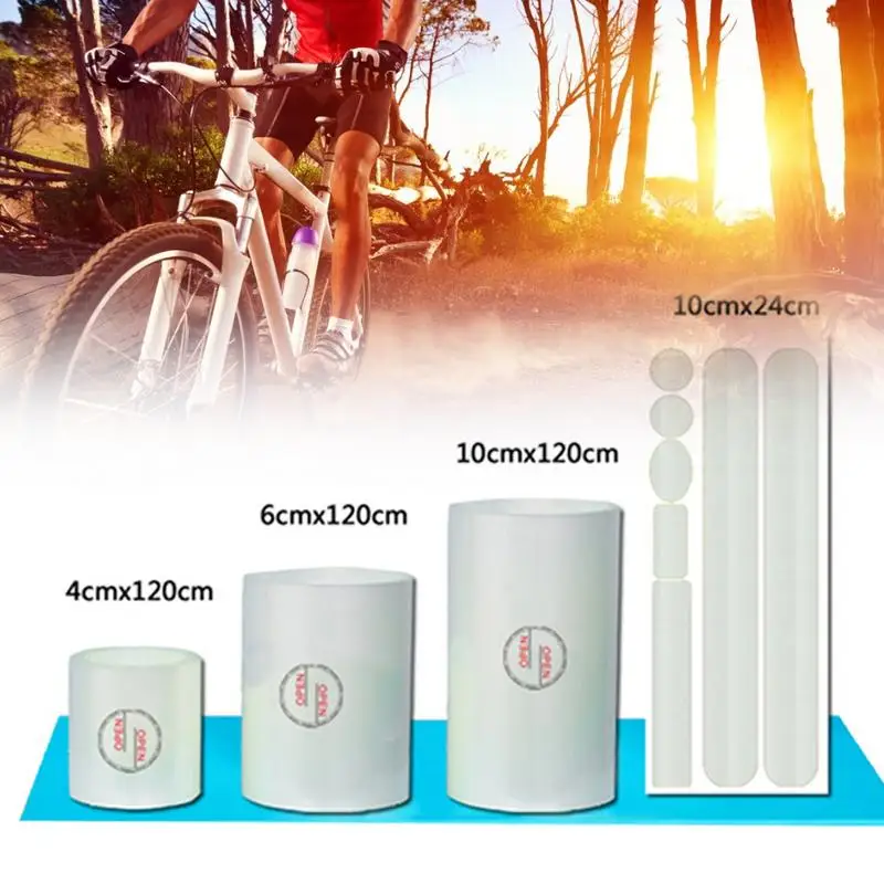 4 шт. раме велосипеда защита Стикеры для дорожного MTB Краски Защитная пленка