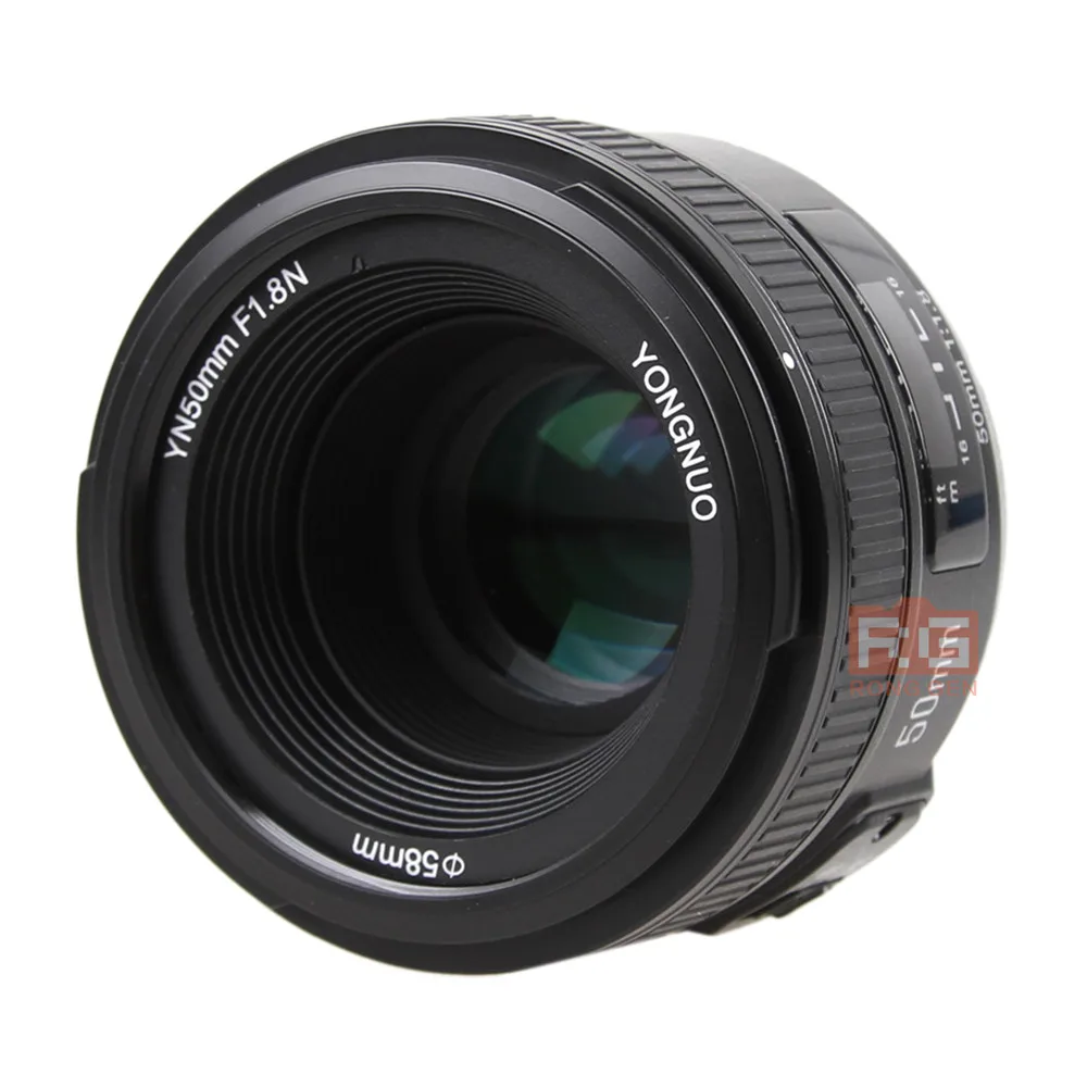 YONGNUO YN50mm F1.8 Большая диафрагма Авто Фокус объектив для Nikon D800 D300 D700 D3200 D3300 D5100 D5200 D5300