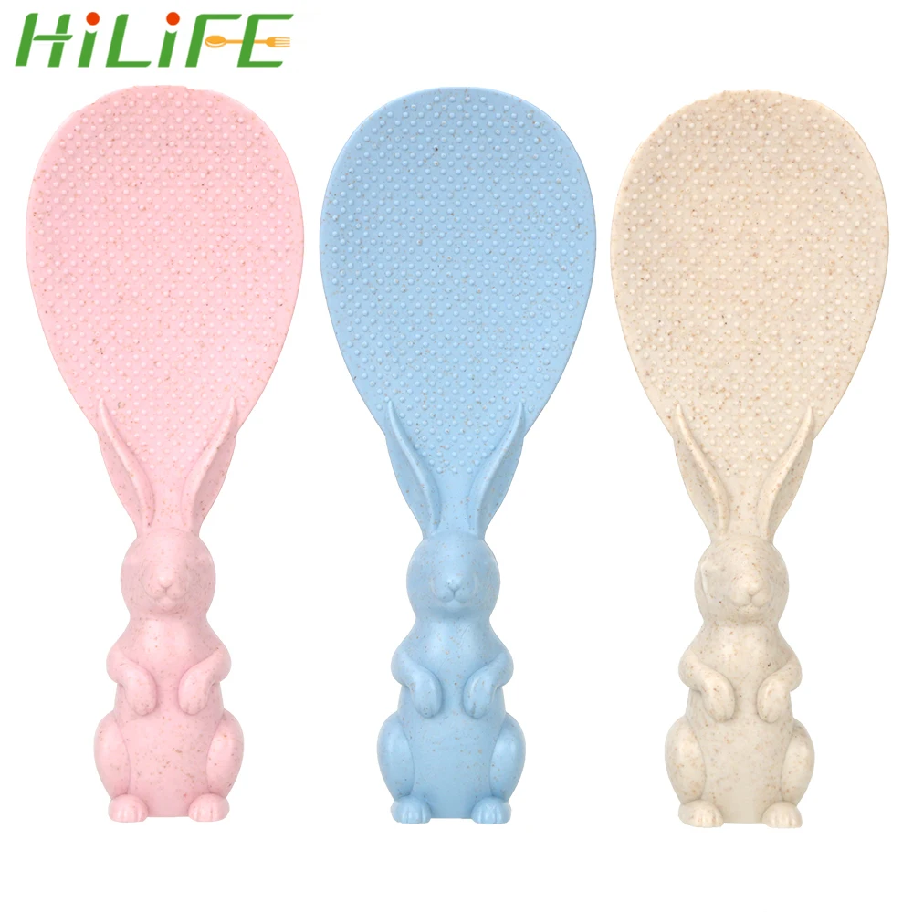 Ложка для риса HILIFE вертикальная антипригарная ложка приготовления Тип кролика