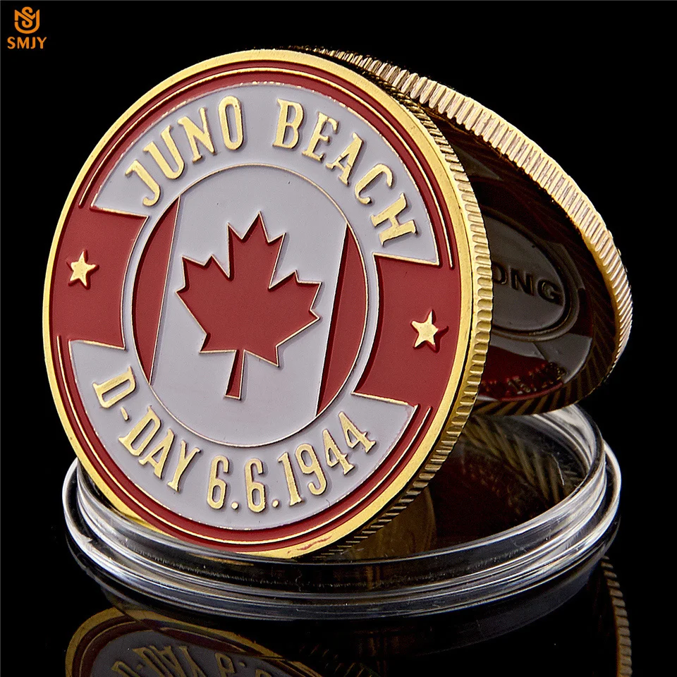 5 шт. качественное позолоченное покрытие времен Второй мировой войны Нормандия