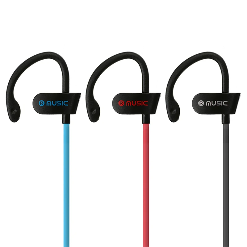 Беспроводная Bluetooth 4 1 Спортивная гарнитура с защитой от пота стереонаушники