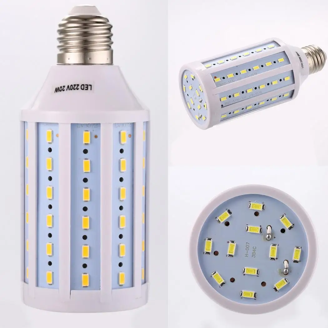 E27 20 W белый/теплый белый светодиодный мозоли 220 V все сад освещения и Освещение в
