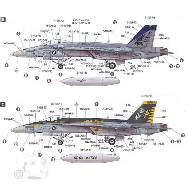 Модель самолета Trumpeter 03204 модель стрельбы суперзвезда 1/32|Наборы для сборки