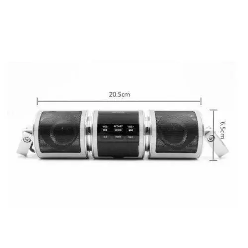 Мотоцикл Bluetooth аудио Звуковая система MP3 FM Радио стерео водонепроницаемые