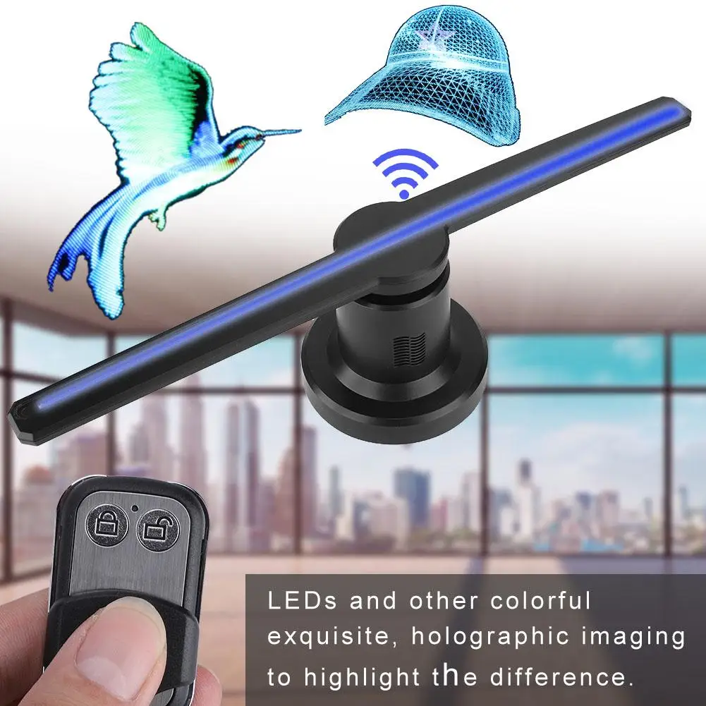 3D светодиодный голографический вентилятор выставочный проектор рекламный