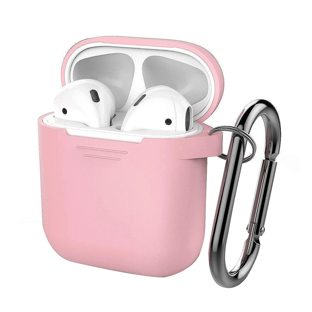 Премиум-силикон полный защитный чехол Обложка совместима с Apple для Airpods |