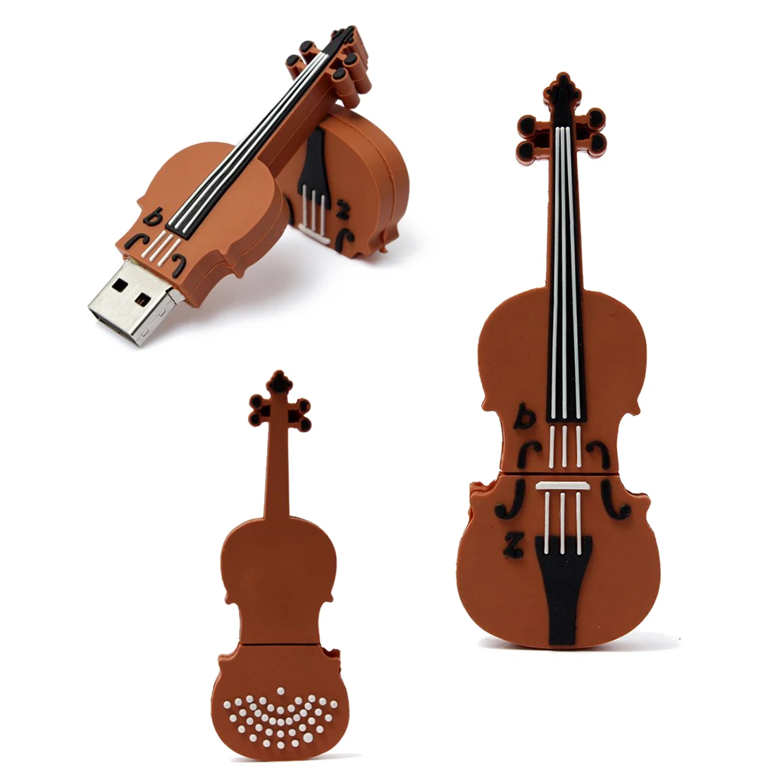 USB 2 0 Ключ модель мультфильм скрипка флэш накопитель карта памяти пластик|USB