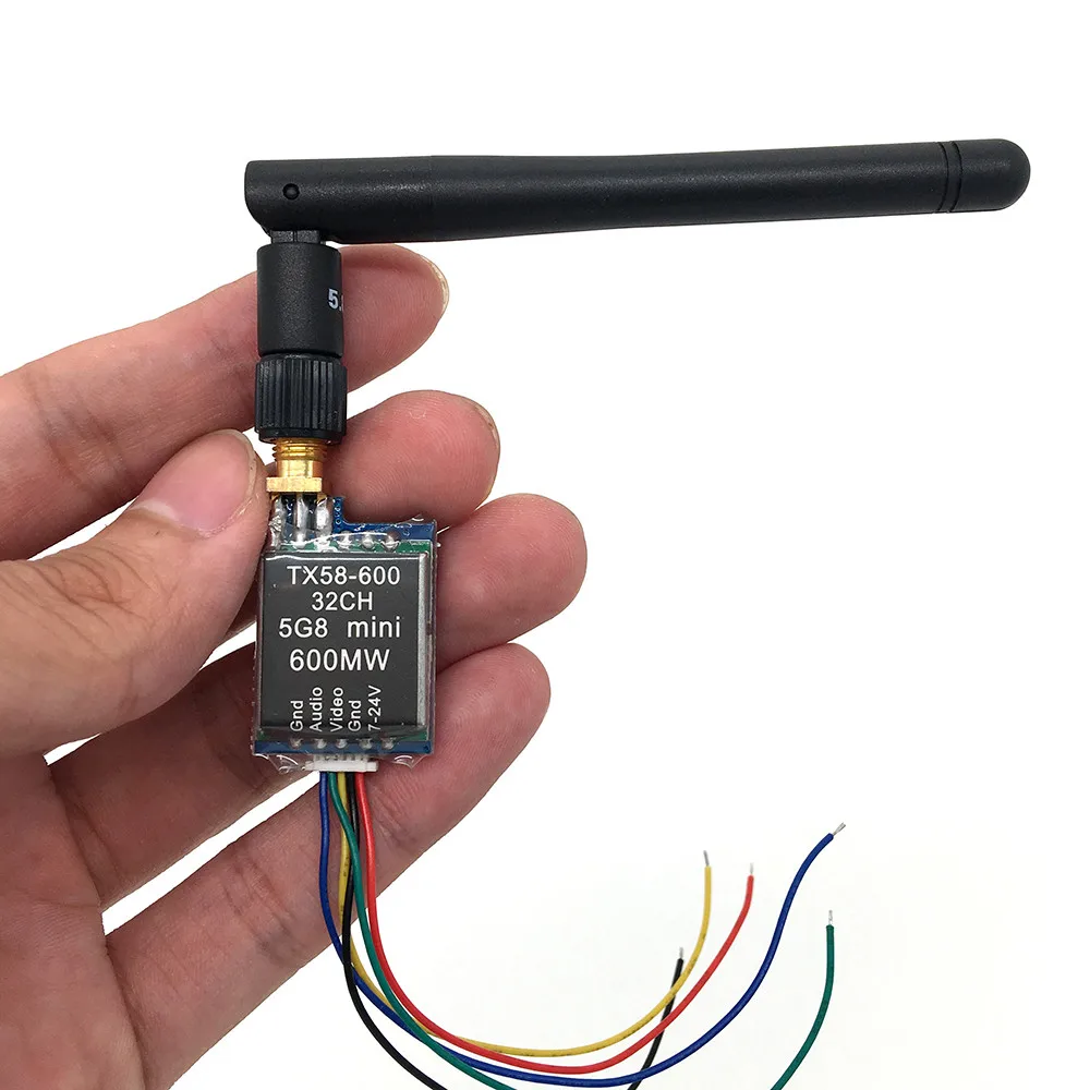 Top Deals 5.8G 600Mw 32Ch Av Mni Wireless Transmitter Rpsma Connector Car Video Wifi Rearview Systemtx58-600 | Электроника