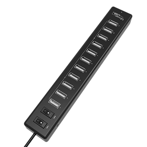 Перетащите двенадцати USB2.0 концентратор 12 Порты и разъёмы USB высокое Скорость для