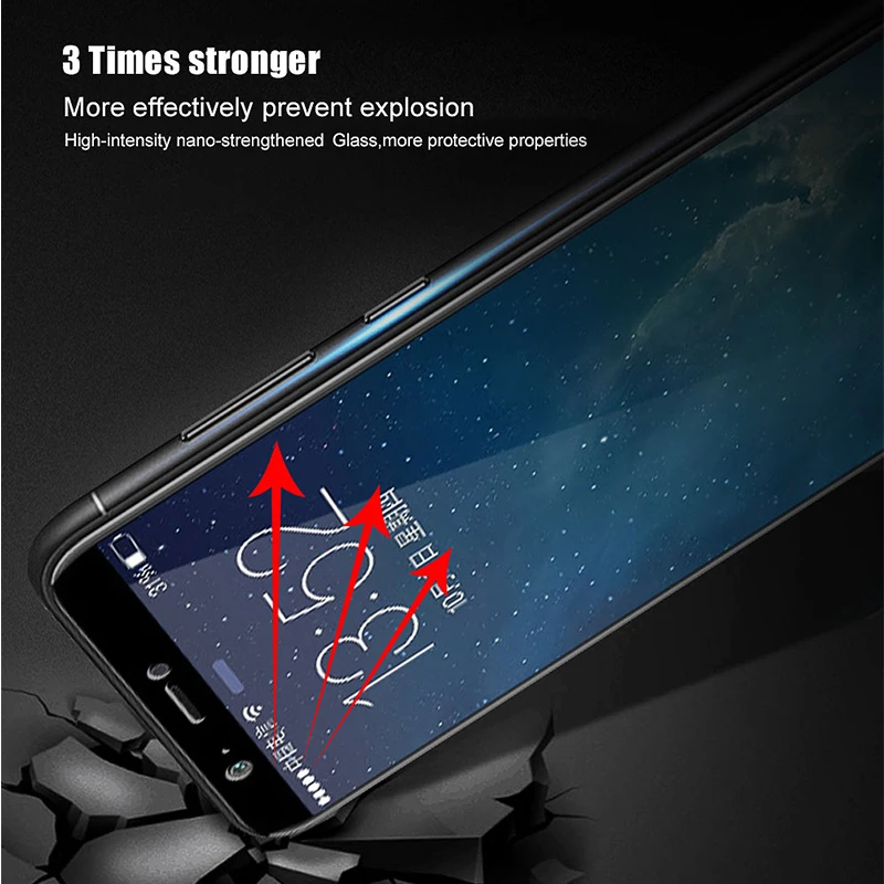 Y7 Prime 2017 полноразмерная Защитная пленка для экрана Huawei Pro 2018 LDN-L22 Y7Pro Y7Prime 9H