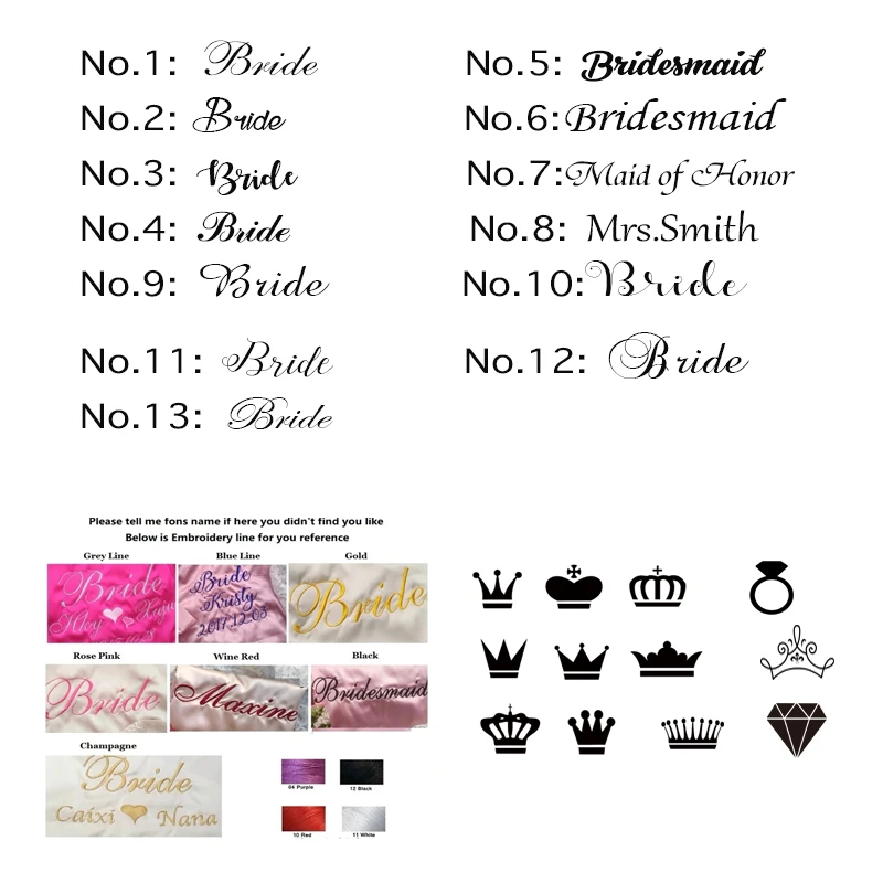 

1pcs lot Customized Anniversary Birthday Gifts Satin Kimono Robes Wedding hen night party Bride Bridesmaid gift silk robe